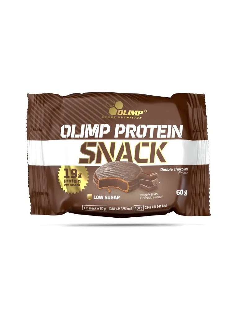 OLIMP Proteínový snack 60g Dvojitá čokoláda