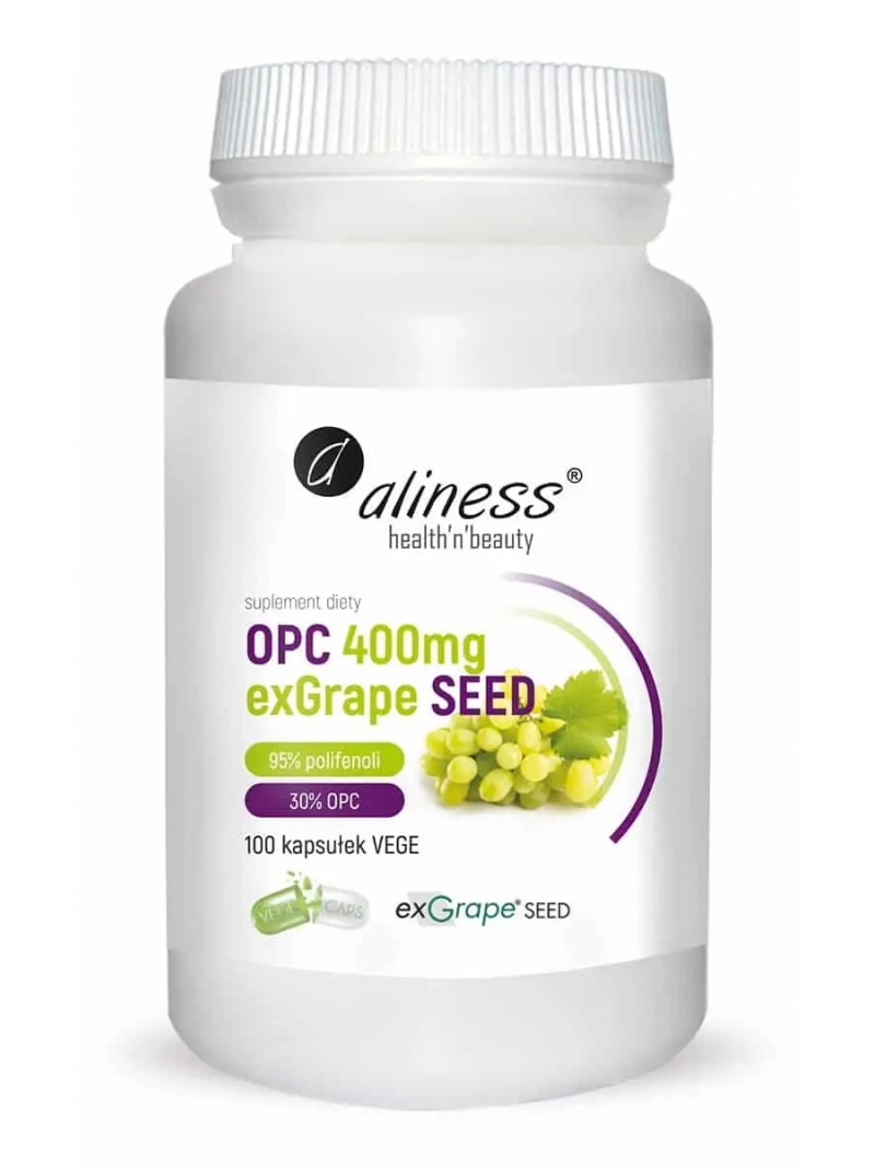 ALINES OPC exGrapeSeed 400 mg (extrakt z hroznových jadierok) 100 vegetariánskych kapsúl