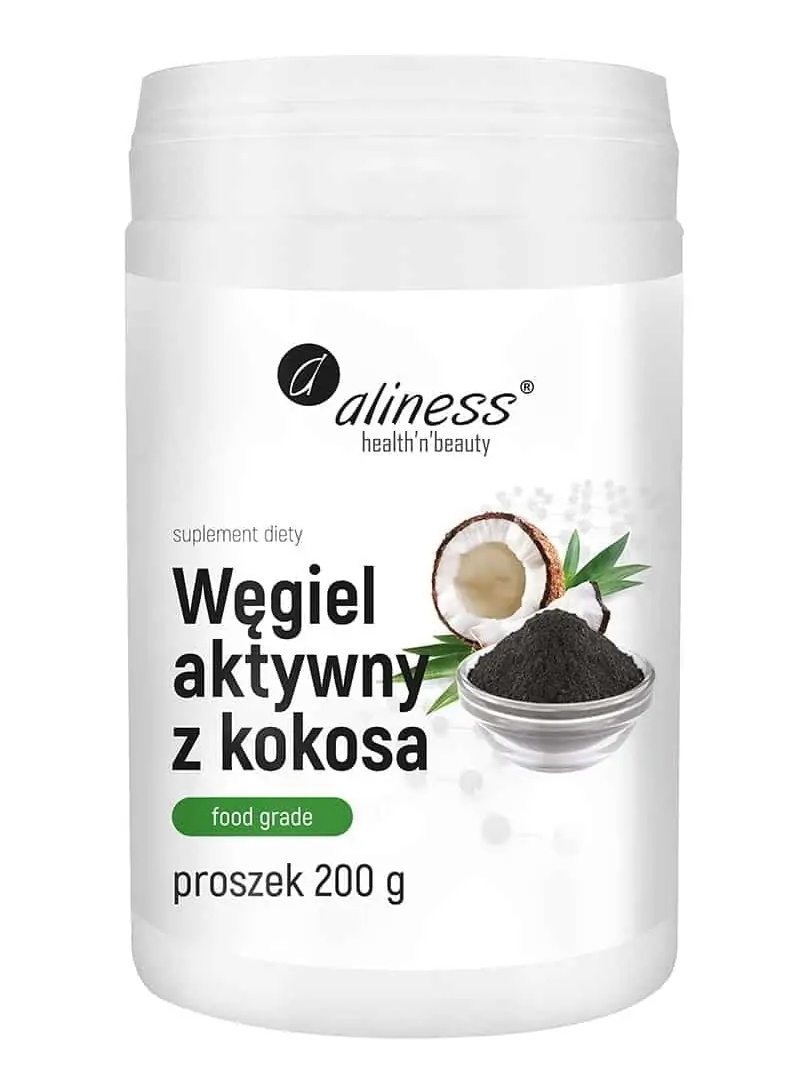 ALINESS Coconut active uhlie (podpora trávenia) 200g