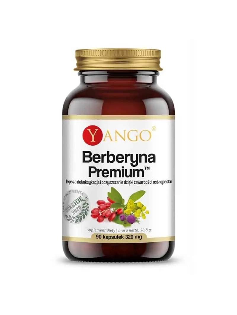 YANGO Berberine Premium (detoxikácia tela) 90 vegetariánskych kapsúl