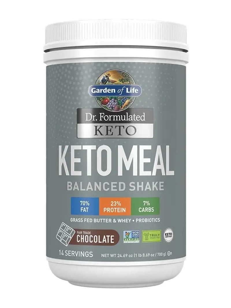 ZÁHRADA ŽIVOTA Dr. Formulovaný Keto Meal Balanced Shake 700 g čokolády