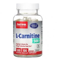 JARROW FORMULAS L-Carnitine 500 mg (L-Carnitine) 100 vegetariánskych kapsúl Licaps