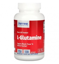 JARROW FORMULAS L-Glutamín 750 mg (L-Glutamín) 120 vegetariánskych kapsúl