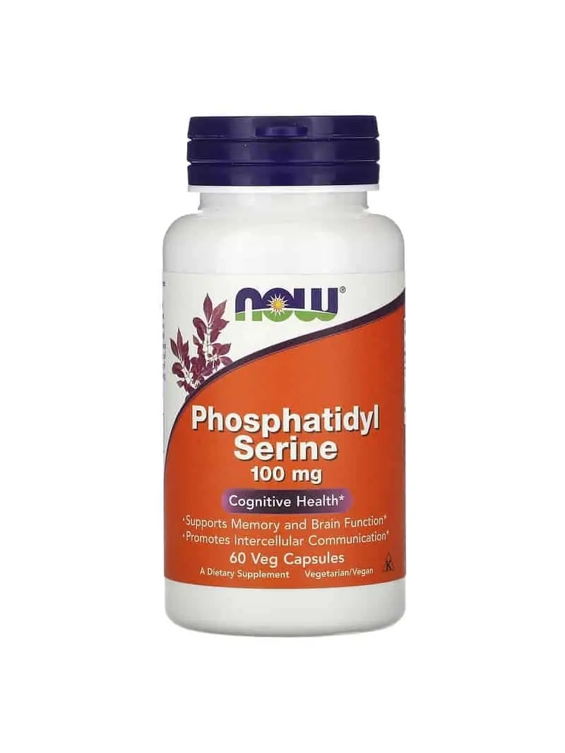 NOW FOODS Phosphatidyl Serine 100 mg (kognitívne funkcie) 60 vegetariánskych kapsúl