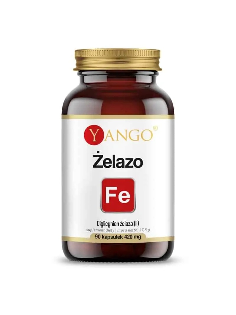 YANGO Iron (Bisglycinate Iron) 90 vegetariánskych kapsúl