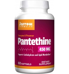 JARROW FORMULAS Pantethine 450 mg (Pantethine) 60 mäkkých gél