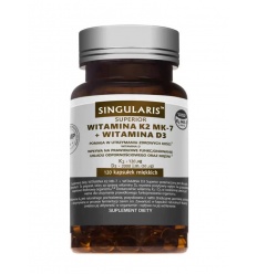 SINGULARIS Vitamín K2 MK-7 + D3 Superior 120 kapsúl