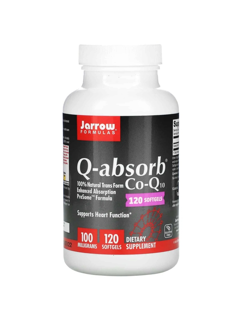 JARROW FORMULAS Q-absorb Co-Q10 100 mg (koenzým Q10) 120 mäkkých gél