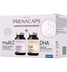 ForMeds PRENACAPS MULTI 2 + DHA (Komplex pre ženy od 13. týždňa tehotenstva) 60 kapsúl