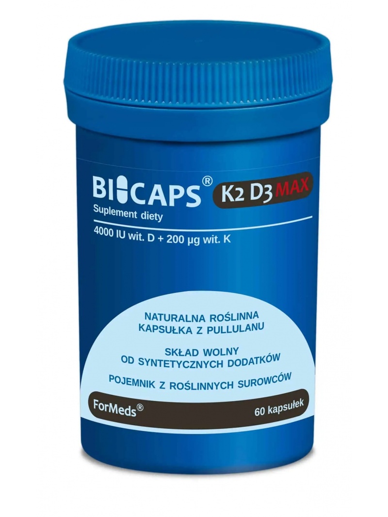 ForMeds Bicaps K2 D3 MAX (Zdravie kostí) 60 kapsúl