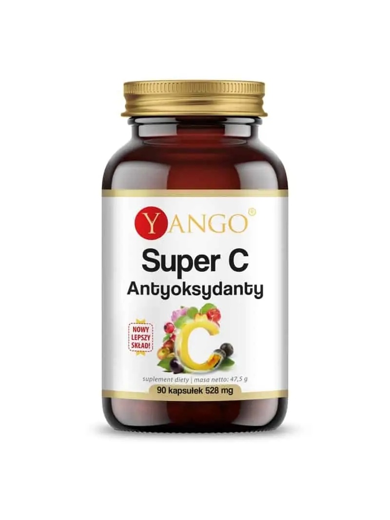 YANGO Super C Antioxidanty Camu Camu, Arónia, Acerola, Acai 90 vegetariánskych kapsúl