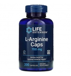 LIFE EXTENSION L-Arginine Caps (L-Arginine) 200 vegetariánskych kapsúl