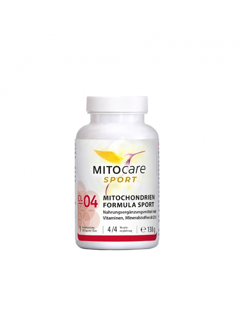 MITOcare Mitochondrien Formula Sport (energetický metabolizmus) 240 kapsúl