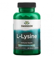 SWANSON AjiPure L-Lysine (L-Lysine) 90 vegetariánskych kapsúl