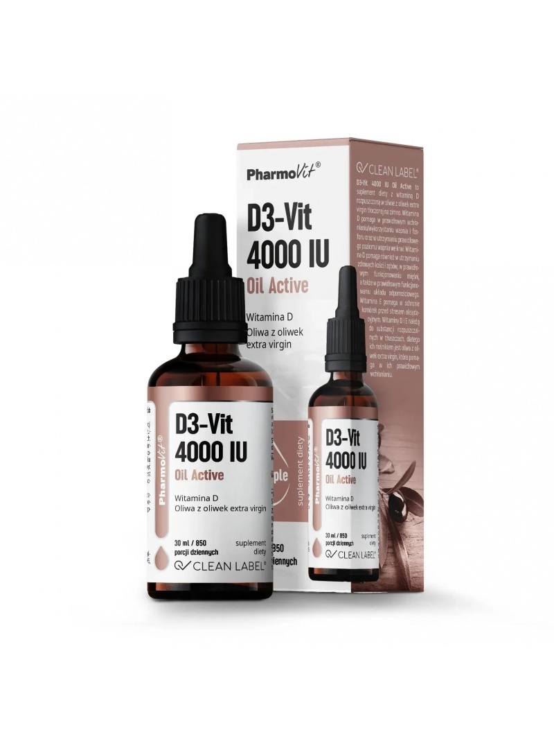 PHARMOVIT D3-Vit 4000IU Oil Active (vitamín D3) 30ml