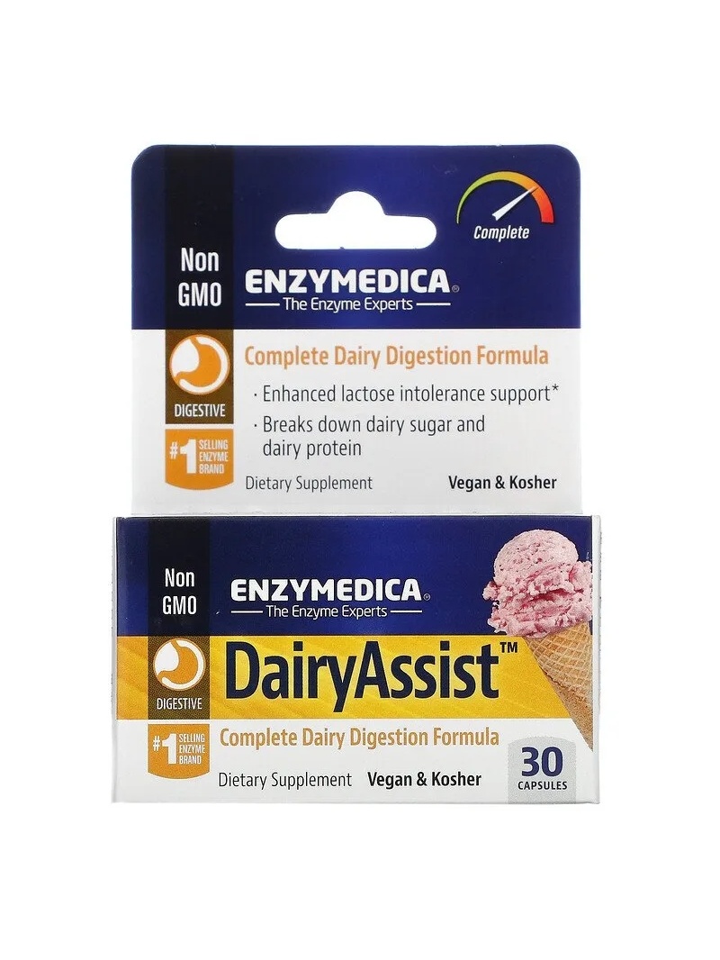 ENZYMEDICA DairyAssist (podpora tvorby mlieka) 30 kapsúl