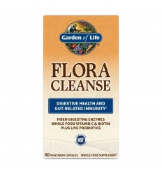 GARDEN OF LIFE Flora Cleanse (podpora bakteriálnej flóry) 60 kapsúl