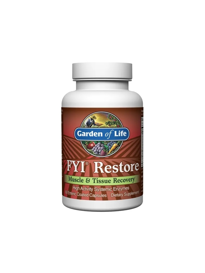 GARDEN OF LIFE FYI® Restore Muscle & Tissue Recovery 60 Capsules