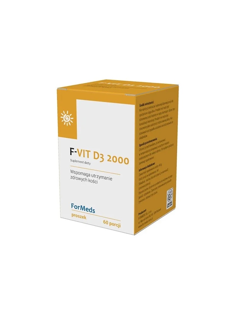 FORMEDS F-Vit D3 2000 (vitamín D3 prášok) 48g