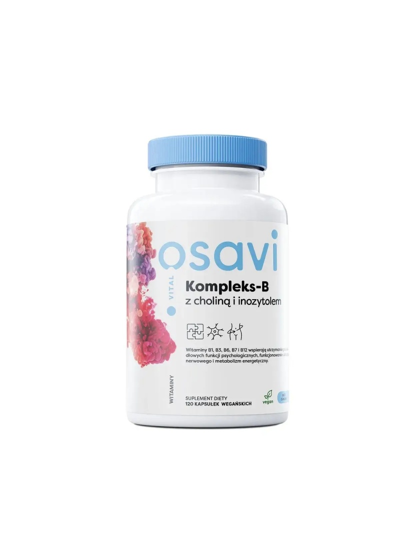 OSAVI Cholín & Inositol Complex-B (nervový systém, imunita) 120 vegánskych kapsúl