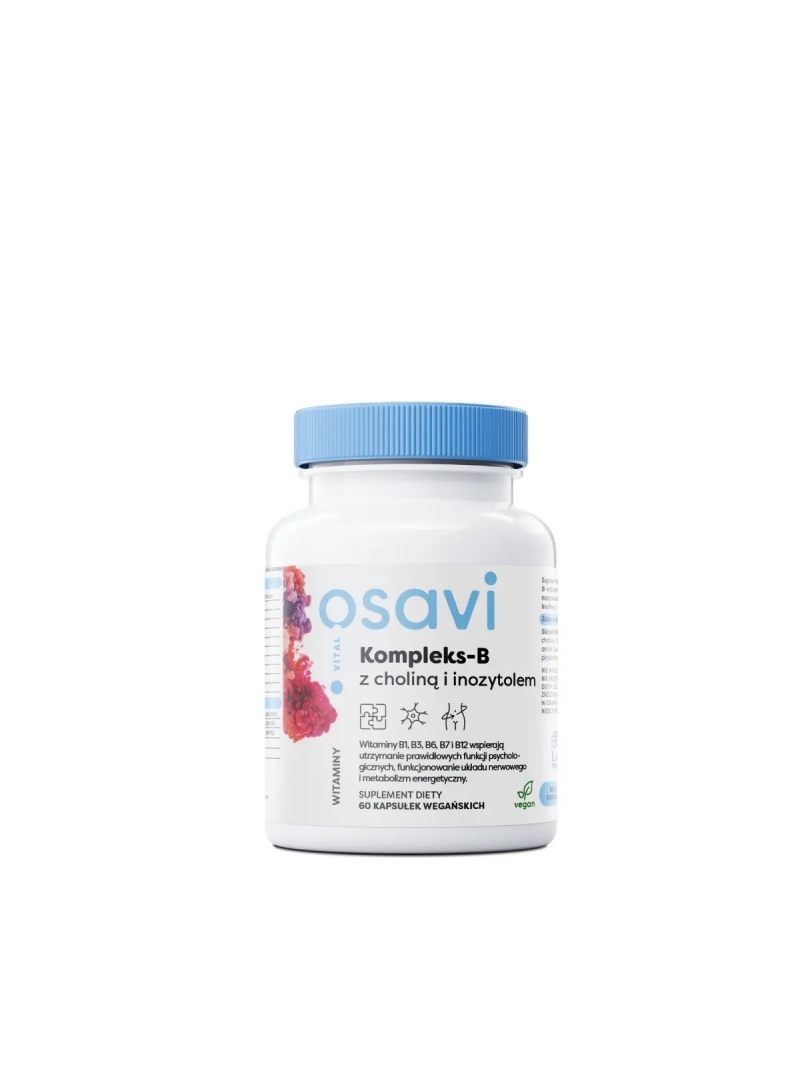 OSAVI Cholín & Inositol Complex-B (nervový systém, imunita) 60 vegánskych kapsúl