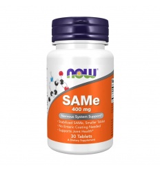 NOW FOODS SAMe 400 mg (podpora nervového systému a kĺbov) 30 tabliet