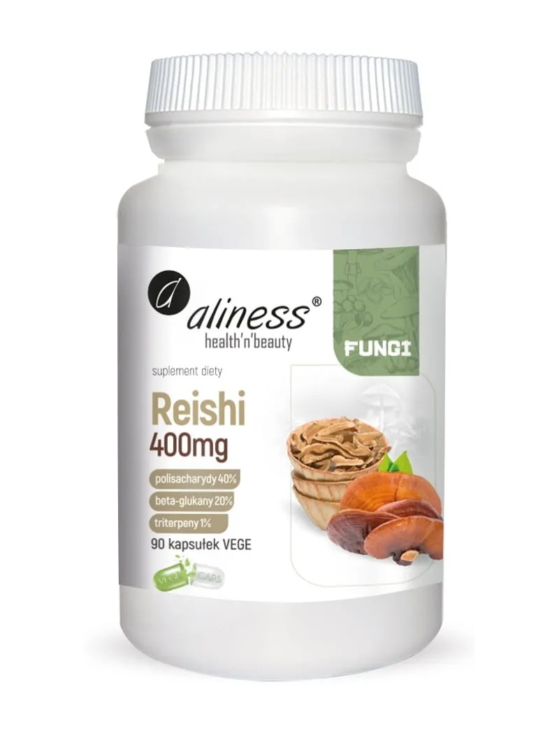 ALINESS Reishi 400 mg (Lingzhi) 90 vegánskych kapsúl