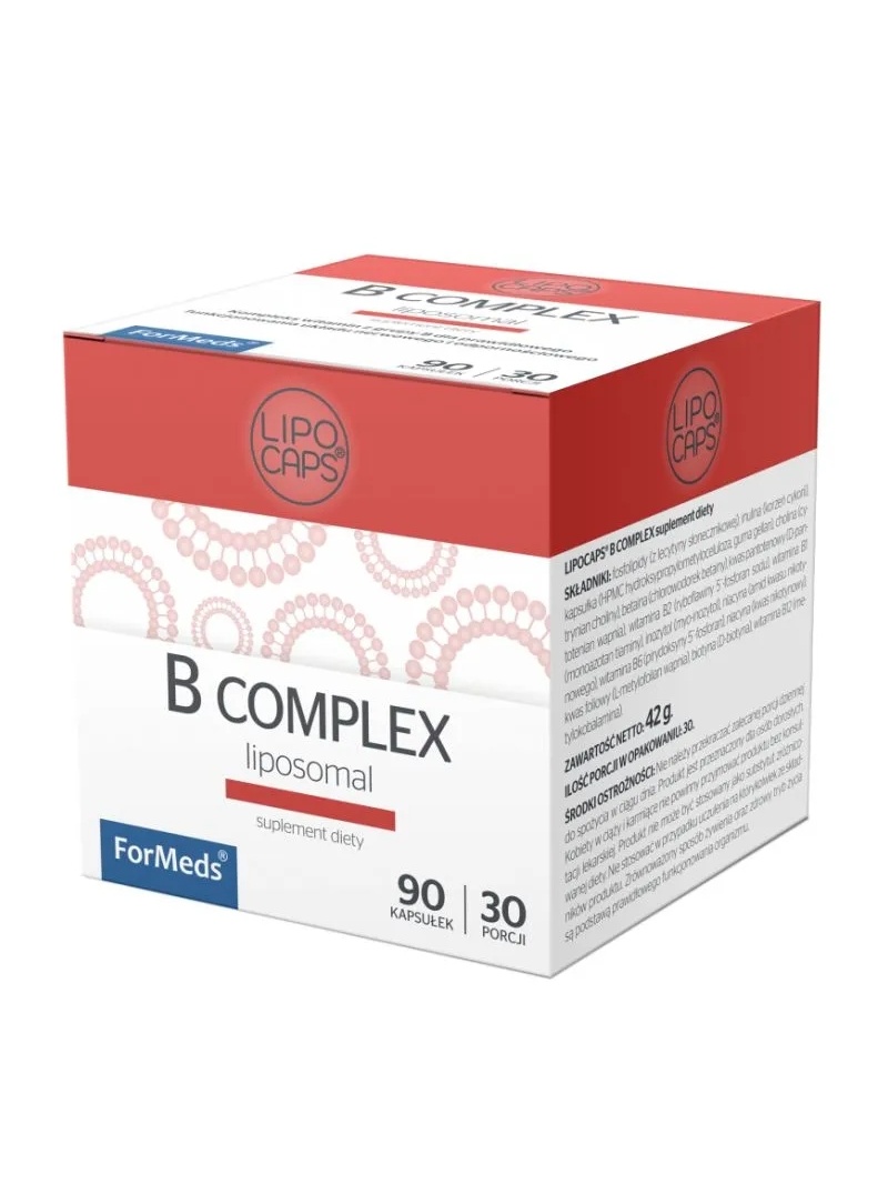 FORMEDS LIPOCAPS B COMPLEX (lipozomálne vitamíny B) 90 kapsúl