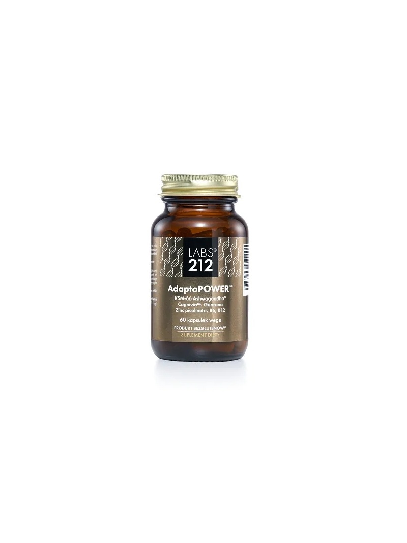 LABS212 AdaptoPOWER (Ashwagandha, Cognivia, Guarana, Zinok, B6, B12) 60 vegetariánskych kapsúl