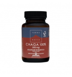 TERRANOVA Chaga 100% 500mg (ochrana proti voľným radikálom) 50 rastlinných kapsúl