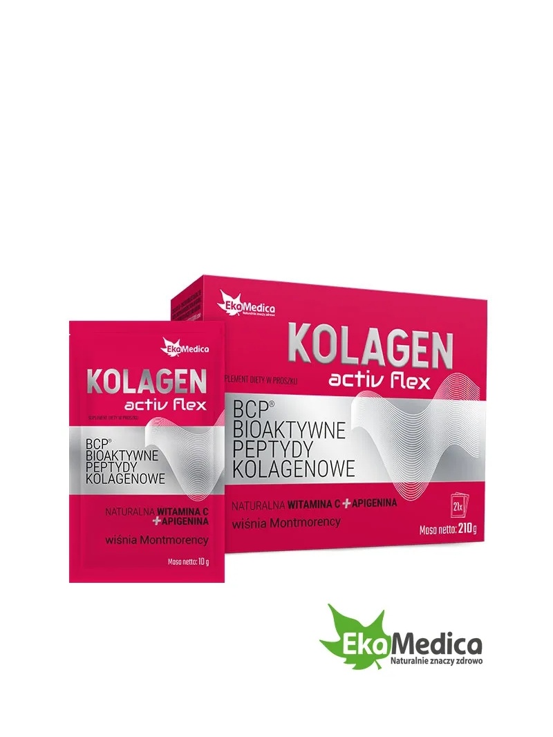 EKAMEDICA Kolagen activ flex (bioaktívne kolagénové peptidy) 21 vrecúšok