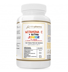 ALTO PHARMA Vitamín C + Rutín Junior 200 mg 120 pastiliek pomaranč