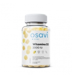 OSAVI Vitamín D3 2000 IU (podpora imunitného systému) 60 citrónových gumičiek