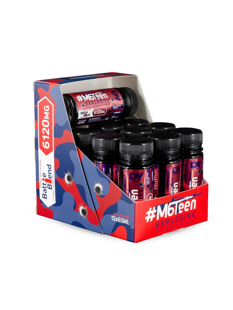 DORIAN YATES #M6 Teen Teen (predtréningový) 12 x 60 ml cučoriedka