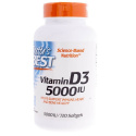 Doctor's Best Vitamín D3 5000 IU - 720 kapsúl