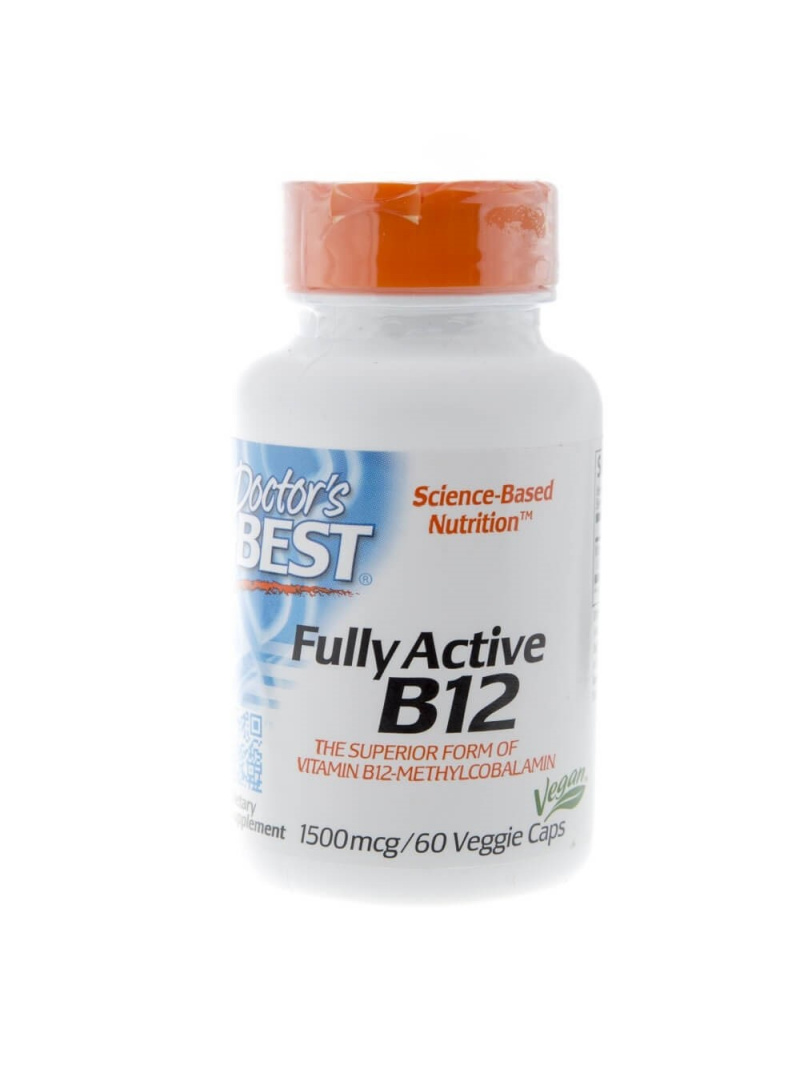 Doctor's Best Fully Active B12 1500 mcg - 60 kapsúl