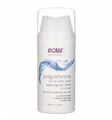 Now Solutions Natural Progressterone with Wild Yam, krém - 85 g