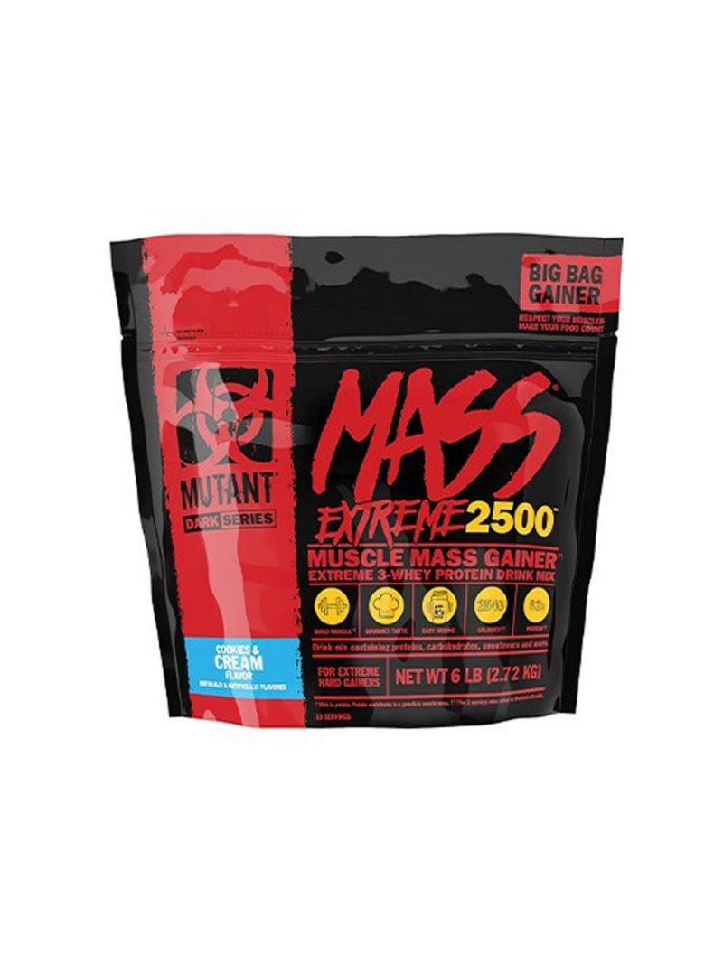 PVL Mutant Mass Extreme 2500 Gainer, sušienka so smotanou - 2720 g