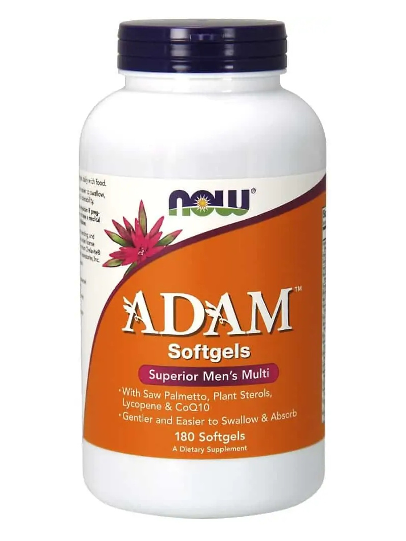 NOW FOODS Adam Multivitamín (Multivitamin for Men) - 180 gélových kapsúl