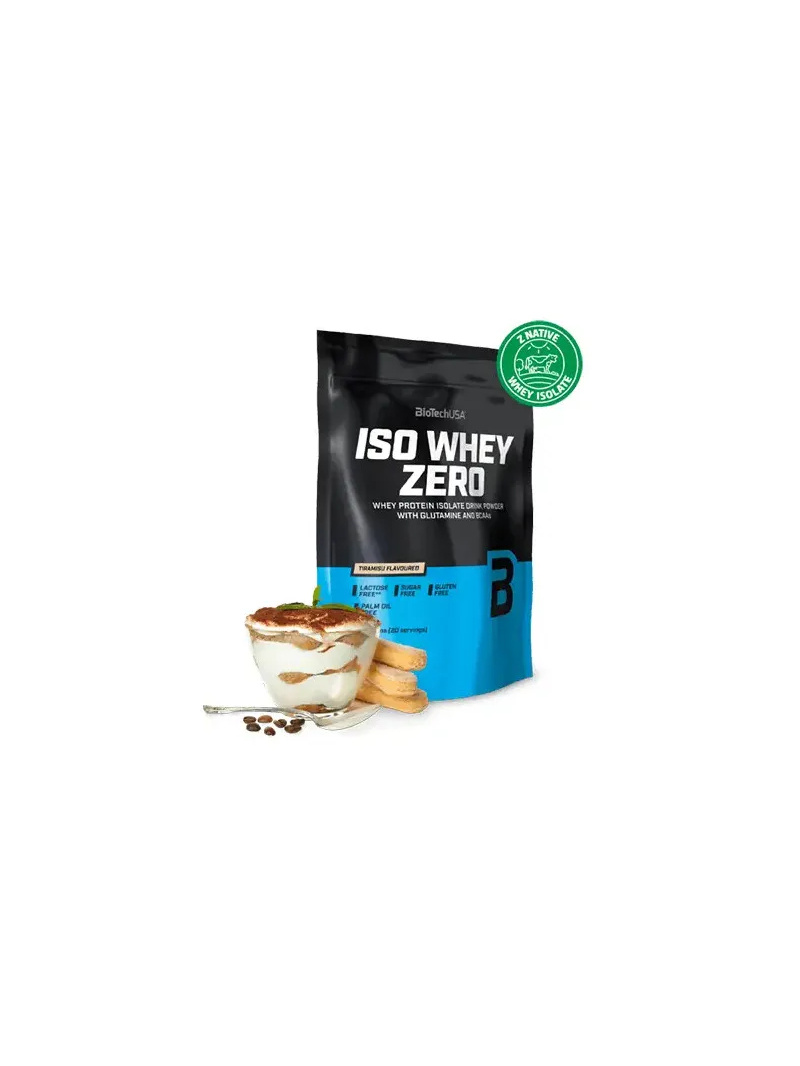 Biotech Iso Whey Zero Lactose Free (srvátkový proteínový izolát) 500 g Tiramisu