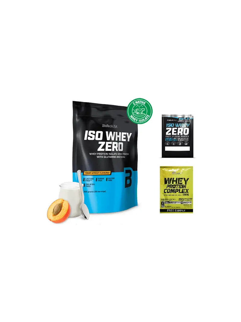 Biotech Iso Whey Zero Lactose Free (srvátkový proteínový izolát) 500 g marhuľový jogurt