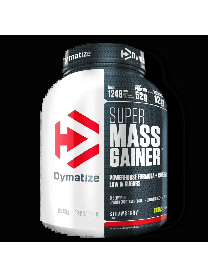 DYMATIZE Super mass gainer 2943g Jahoda