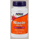 NOW FOODS Niacín 500 mg (niacín) Vitamín B3 – 100 vegánskych tabliet