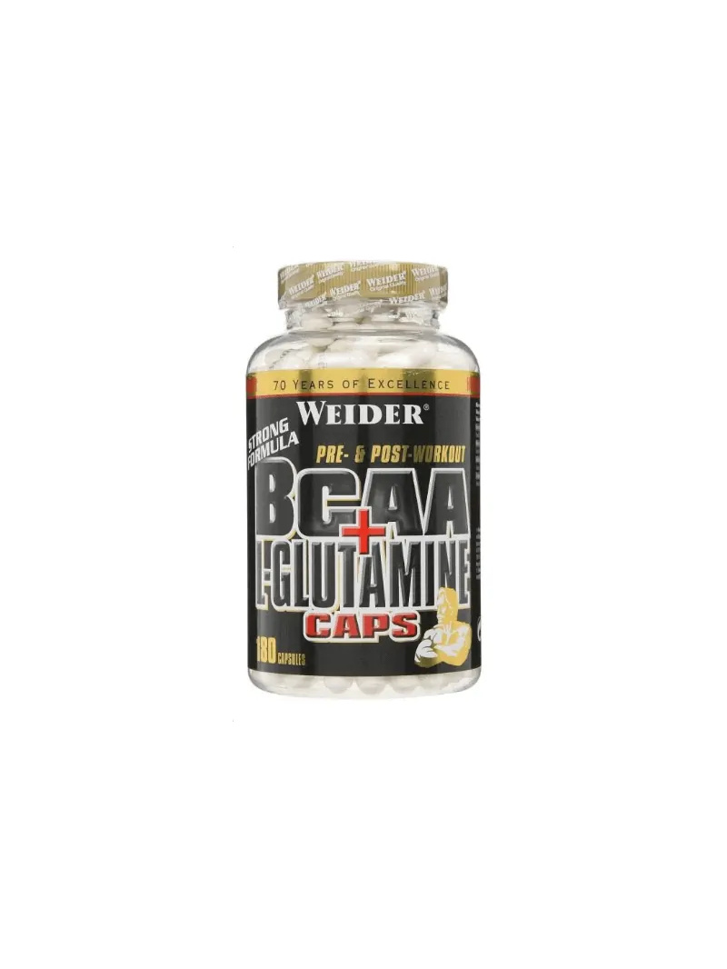 Weider BCAA+L-Glutamín 180 kapsúl