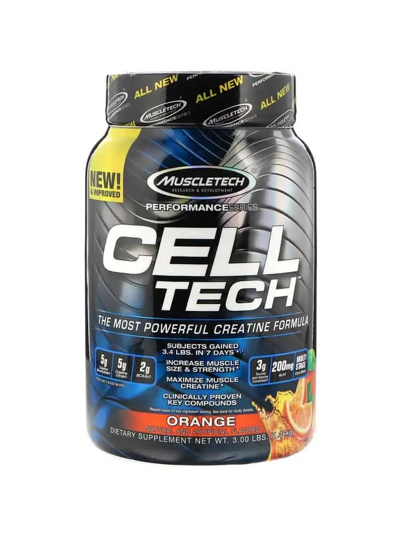 MUSCLETECH Cell-Tech Performance Series Kreatín 1,4 kg Orange