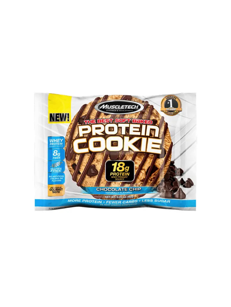 MUSCLETECH Protein Cookie 92g s kúskami čokolády