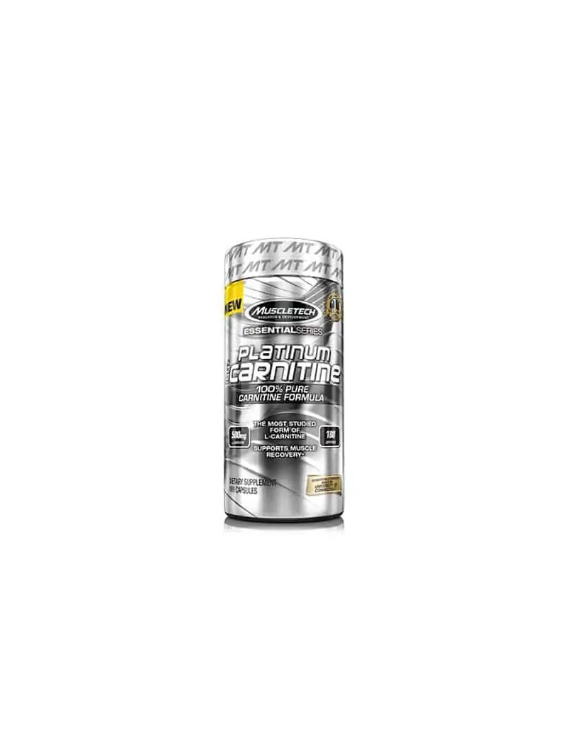 MUSCLETECH Platinum 100% Pure L-Carnitine 180 kapsúl