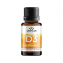 SWANSON Vitamín D3 (vitamín D3) kvapky 400 IU (50 mcg) – 29,6 ml