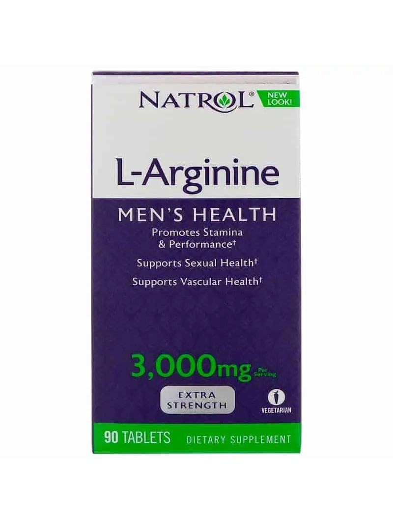 NATROL L-Arginine 3000 mg (L-Arginine) - 90 vegetariánskych tabliet