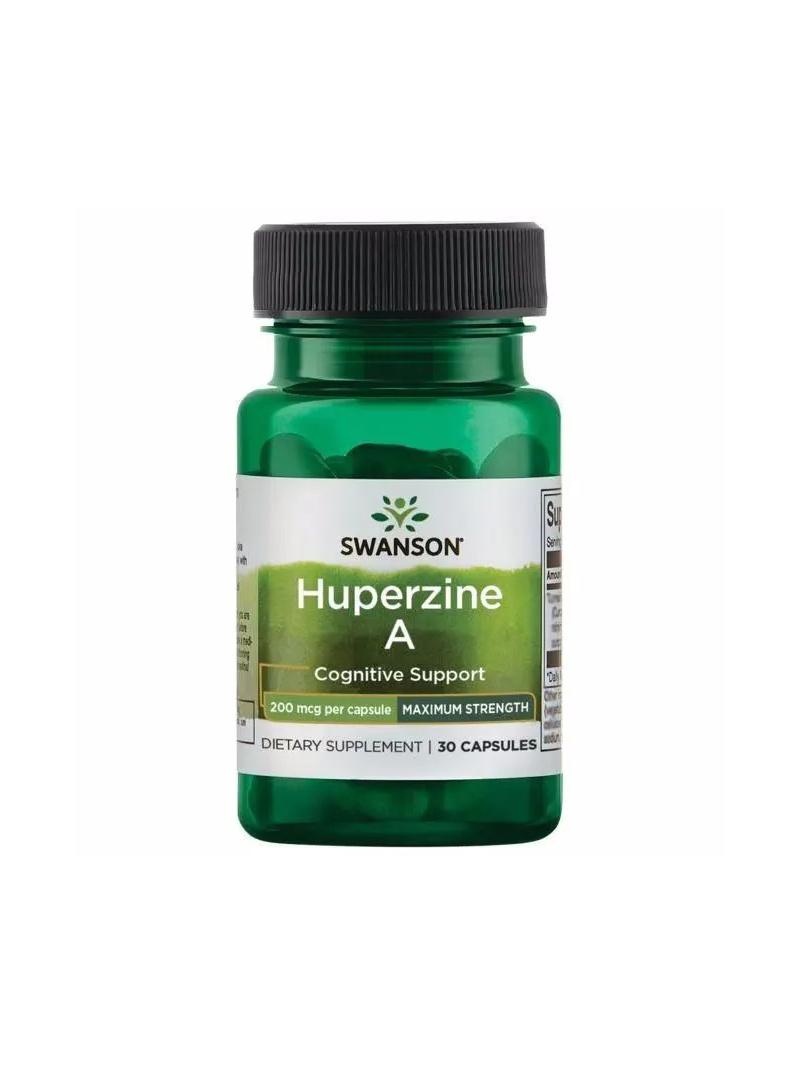 SWANSON Huperzine A (Huperzine A), 200 mcg – 30 kapsúl